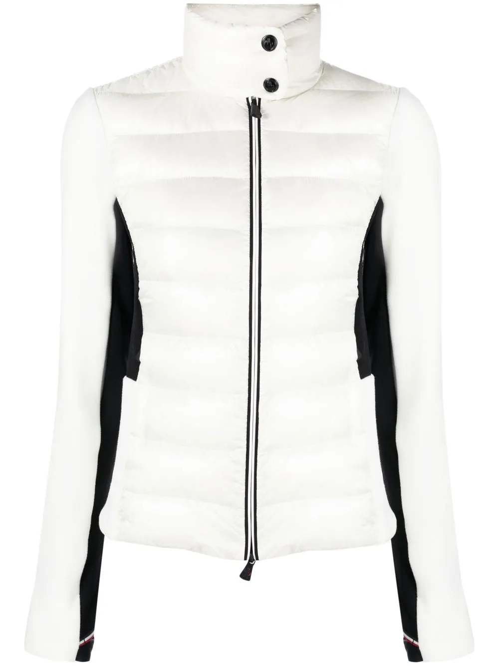 

Moncler padded zip-up cardigan - White