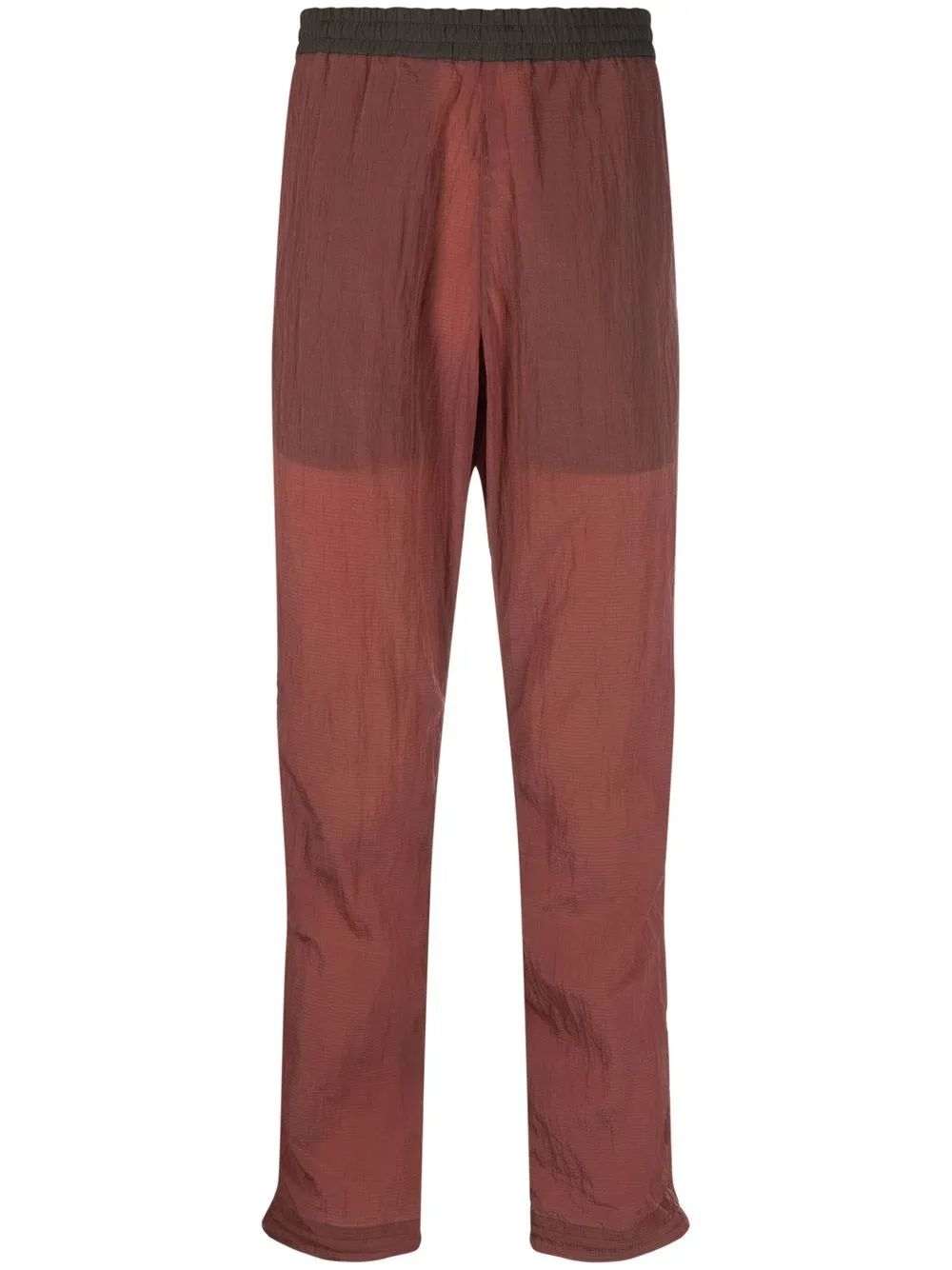 

RANRA pants con ribete en contraste - Rojo