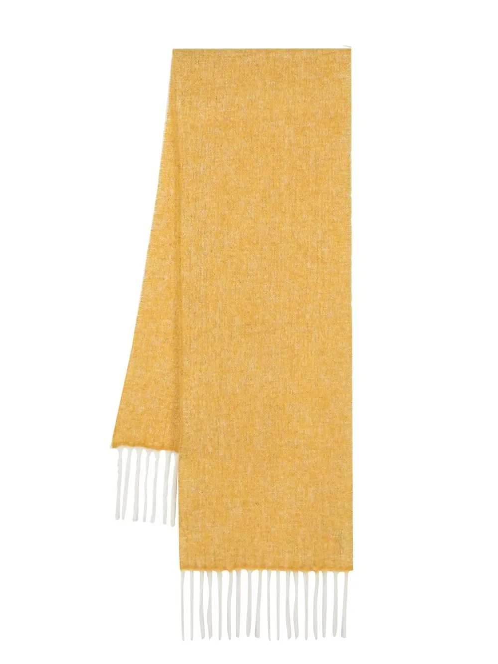 

A.P.C. fringed edge scarf - Yellow