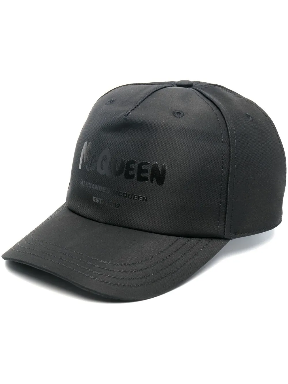 

Alexander McQueen logo-print baseball cap - Black
