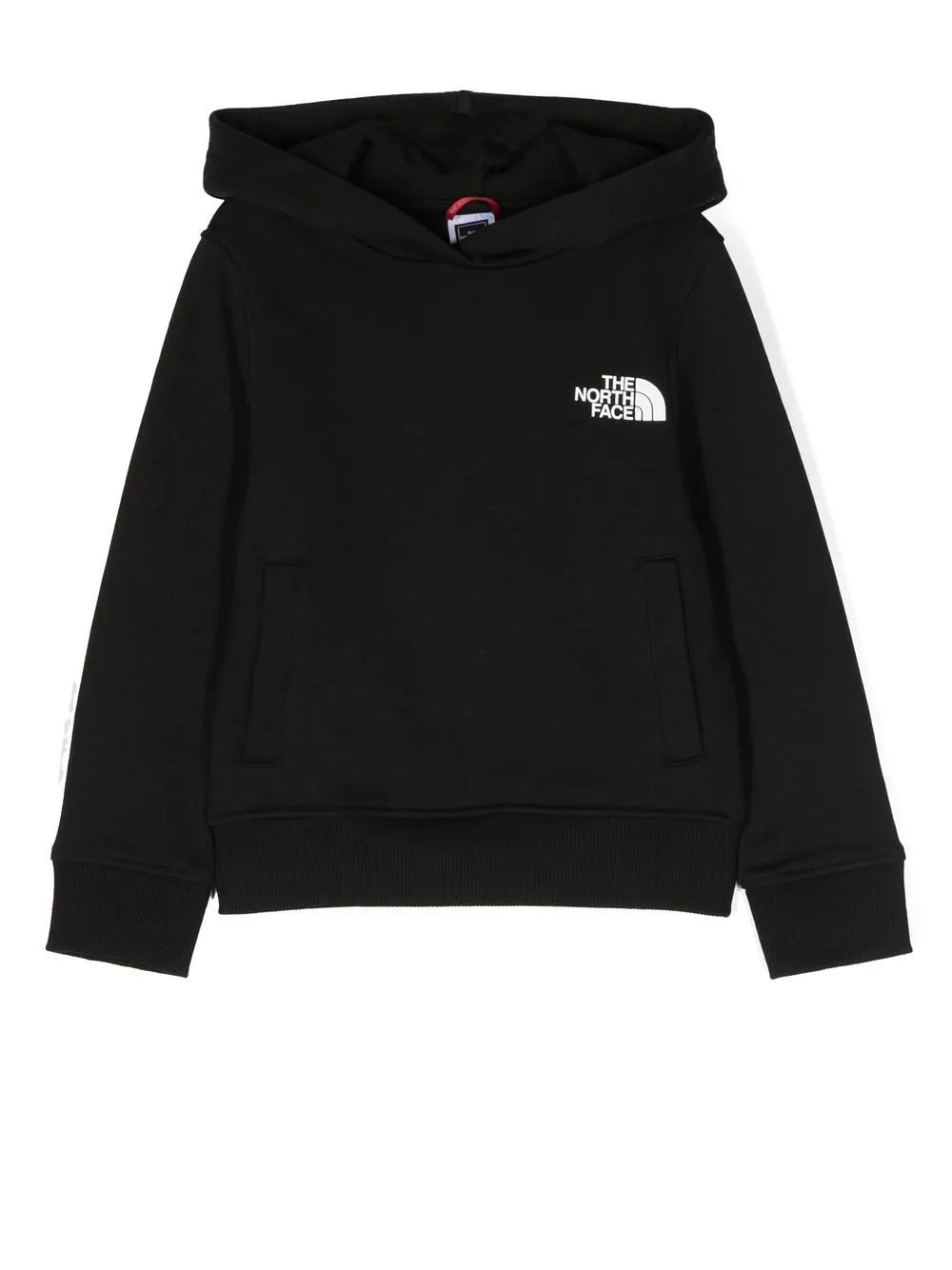 

The North Face Kids logo-print cotton hoodie - Black