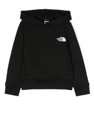 The North Face Kids logo-print Cotton Hoodie - Farfetch