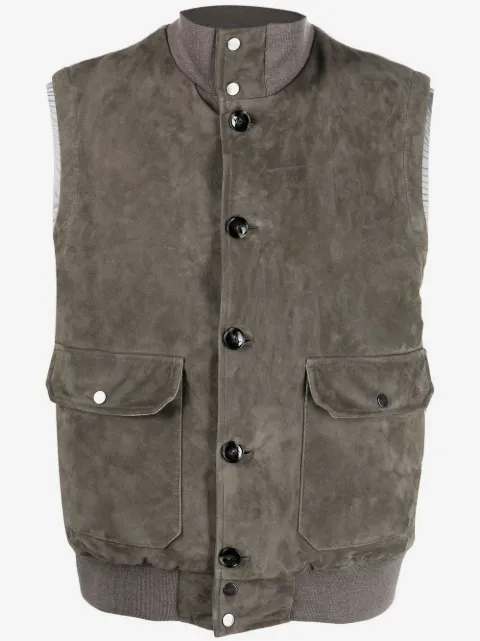Kiton chaleco capitonado