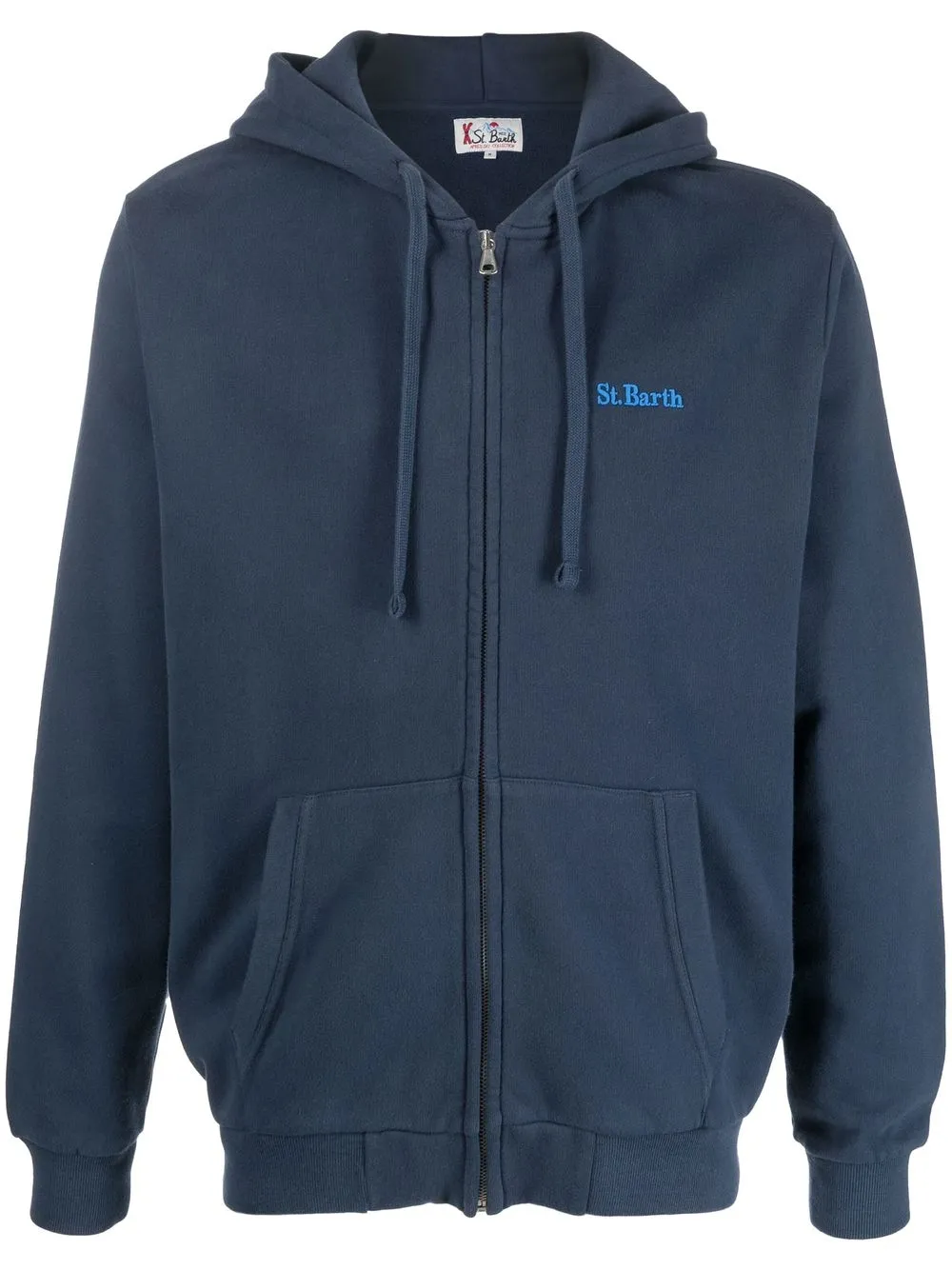

MC2 Saint Barth Mercer embroidered-logo hoodie - Blue
