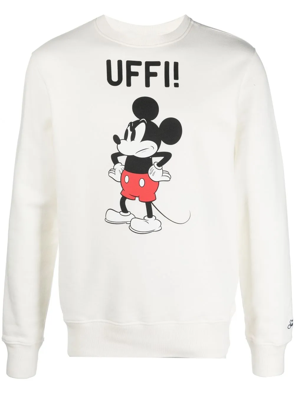 

MC2 Saint Barth Uff!! Mickey-print jumper - White