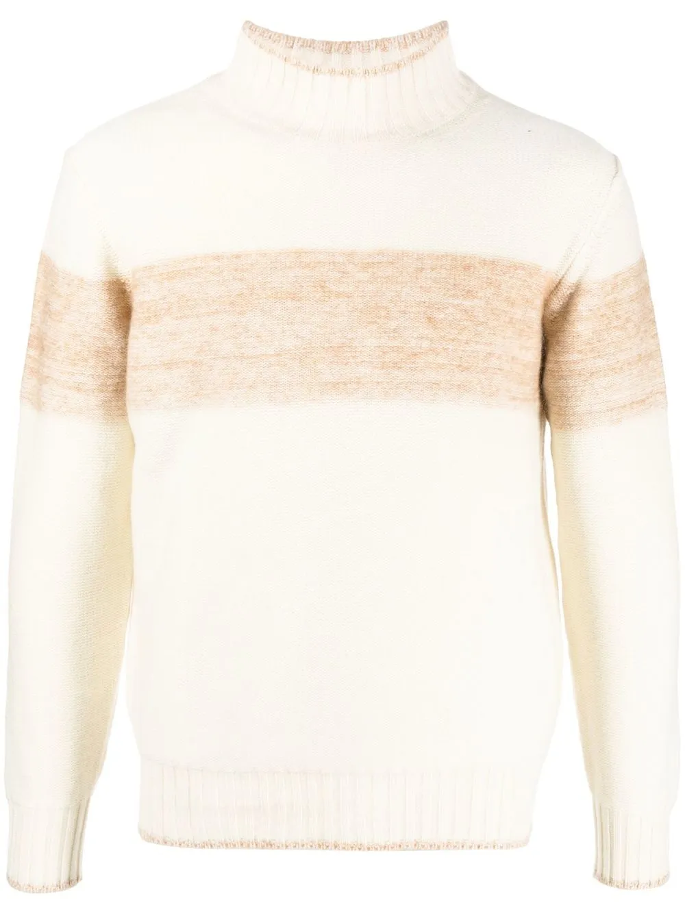 

Eleventy ribbed-detail knit jumper - White