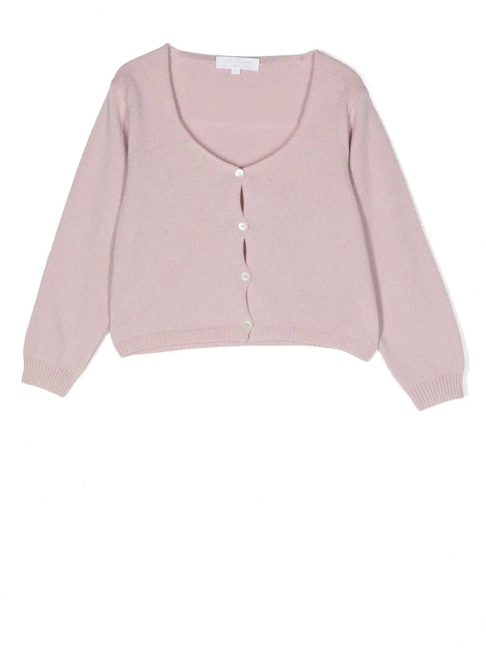 

Mariella Ferrari U-neck knitted cardigan - Pink