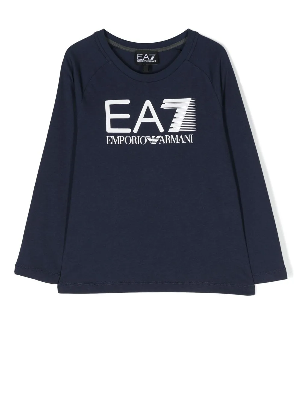 

Emporio Armani Kids logo-print cotton T-shirt - Blue