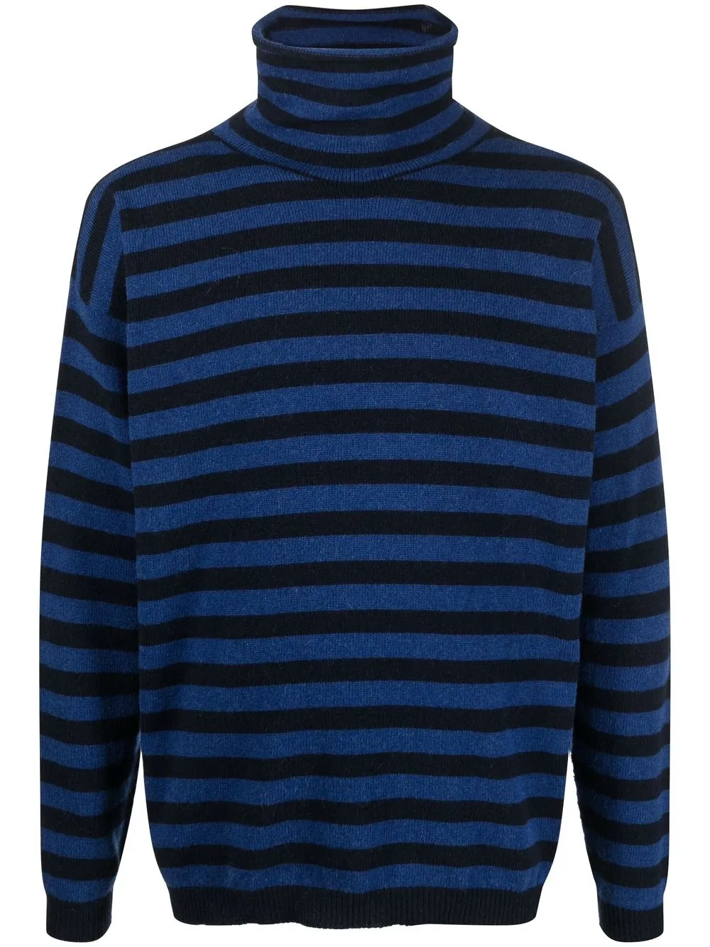 

Lardini stripe-print roll-neck jumper - Blue