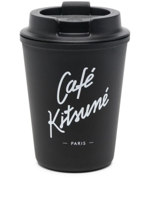 Maison Kitsuné - logo-print travel cup