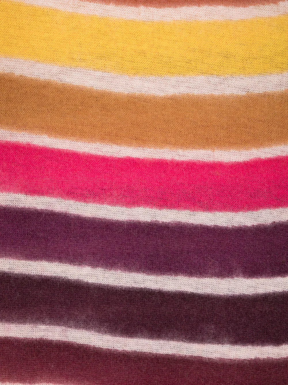 Stripe-Print Cashmere-Blend Scarf