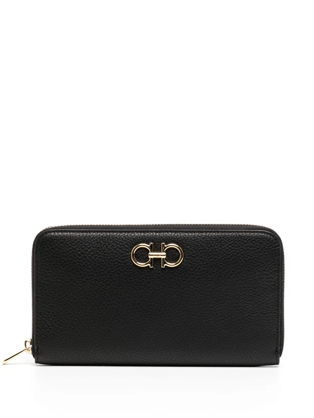 

Ferragamo Gancino continental wallet - Black