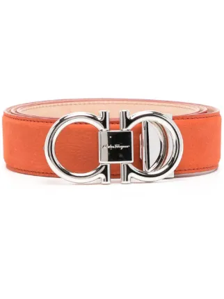 Orange ferragamo outlet belt