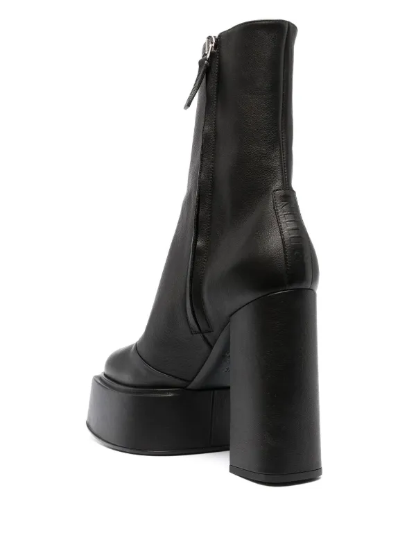 Platform ankle deals boots leather