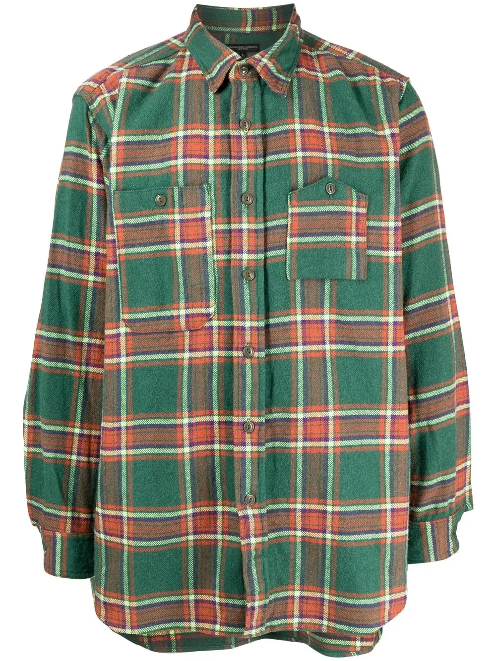 

Engineered Garments plaid-patterned flannel shirt - Green