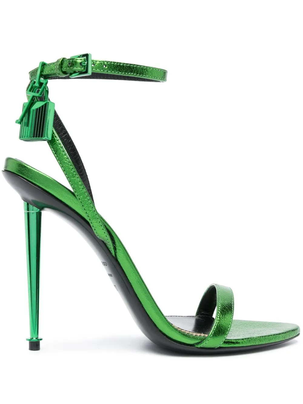 

TOM FORD Padlock open-toe sandals - Green