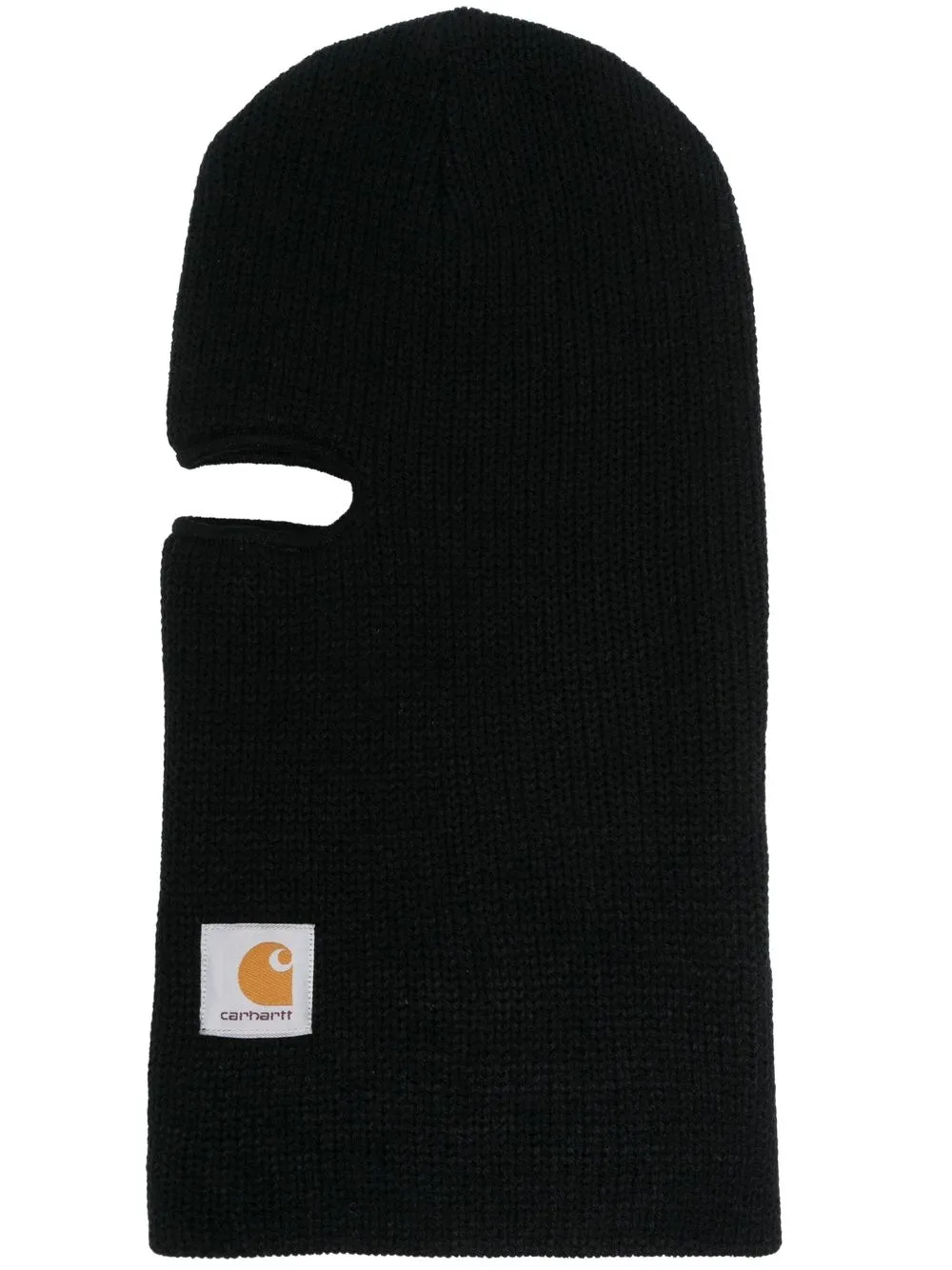 

Carhartt WIP knitted logo-patch balaclava - Black