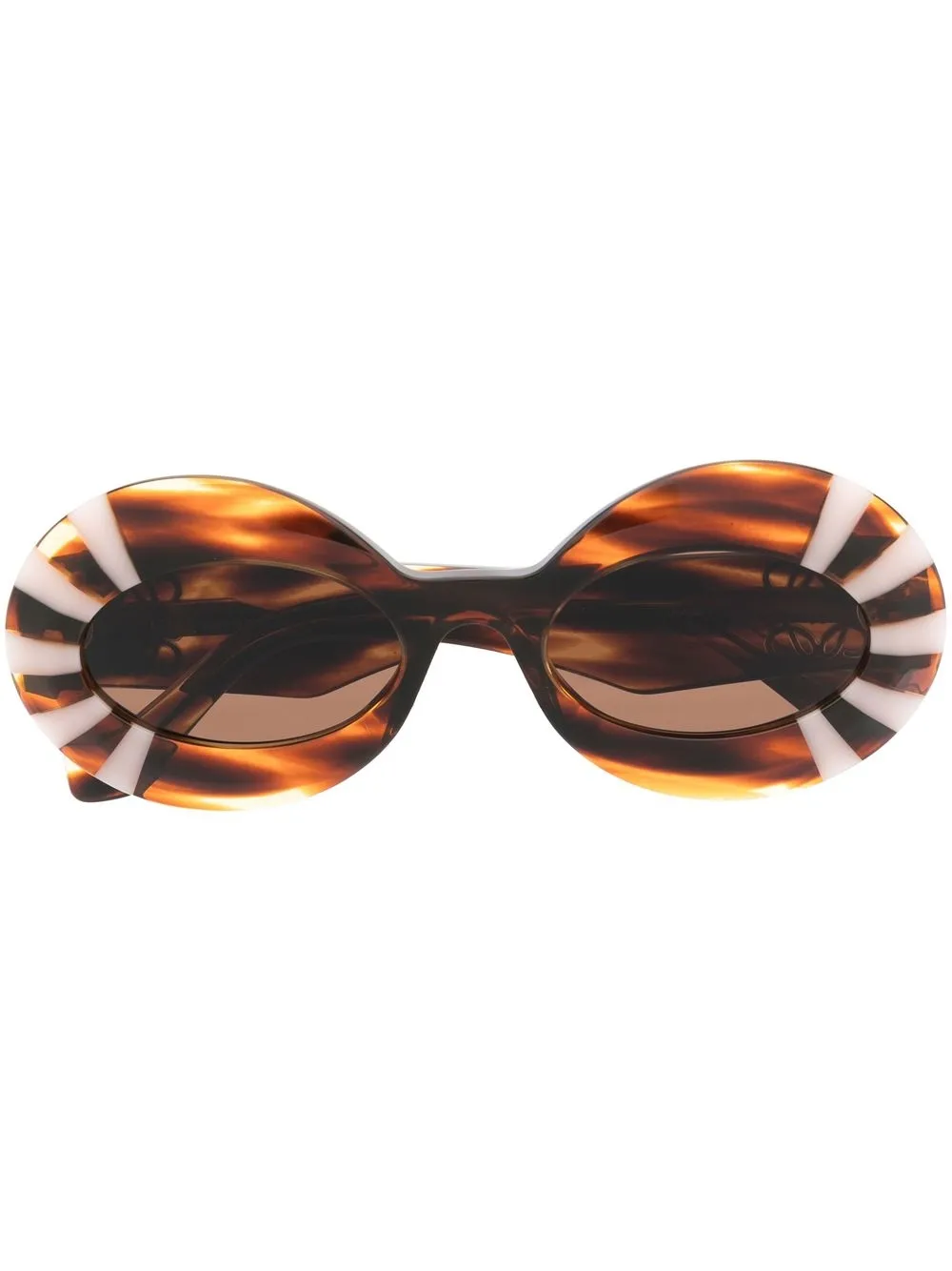 

LOEWE 40091I oval-frame sunglasses - Brown