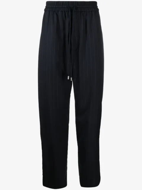 Lanvin pinstriped straight-leg trousers