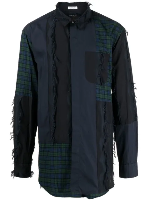 Engineered Garments 拼贴设计拼接衬衫