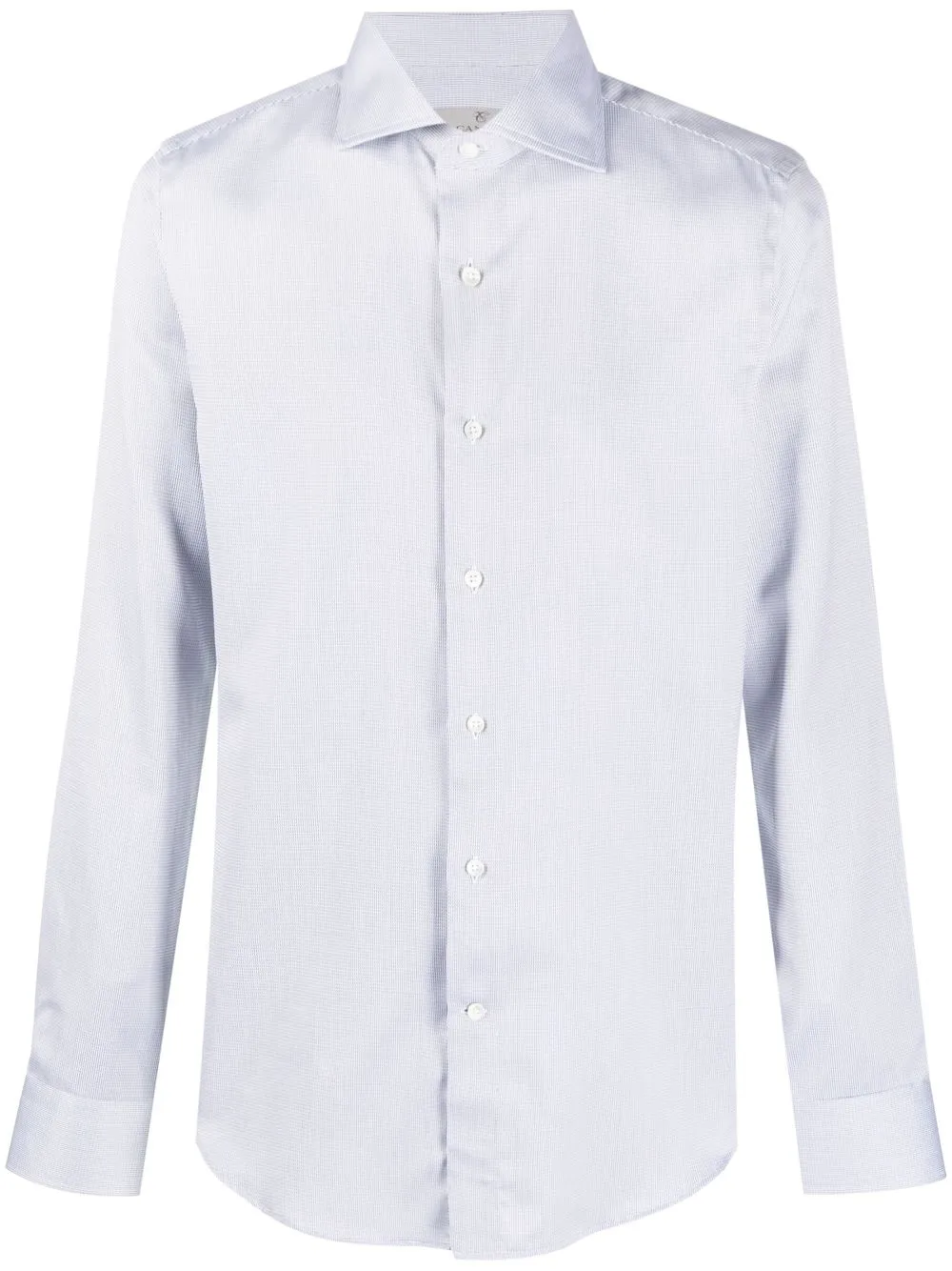 

Canali striped long-sleeve shirt - Blue