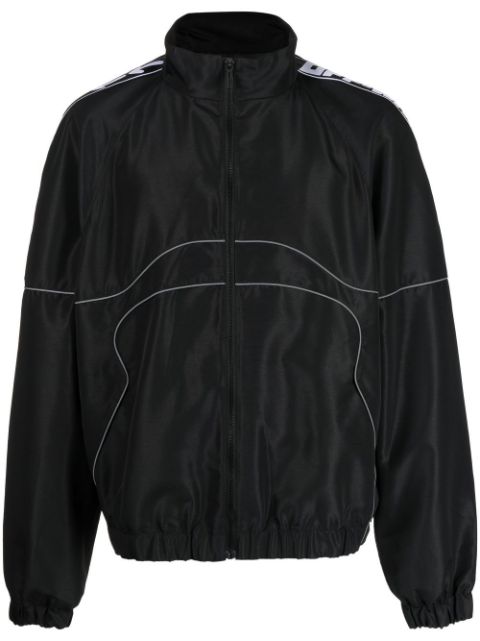 Off-White elasticated-trim line detail jacket Men