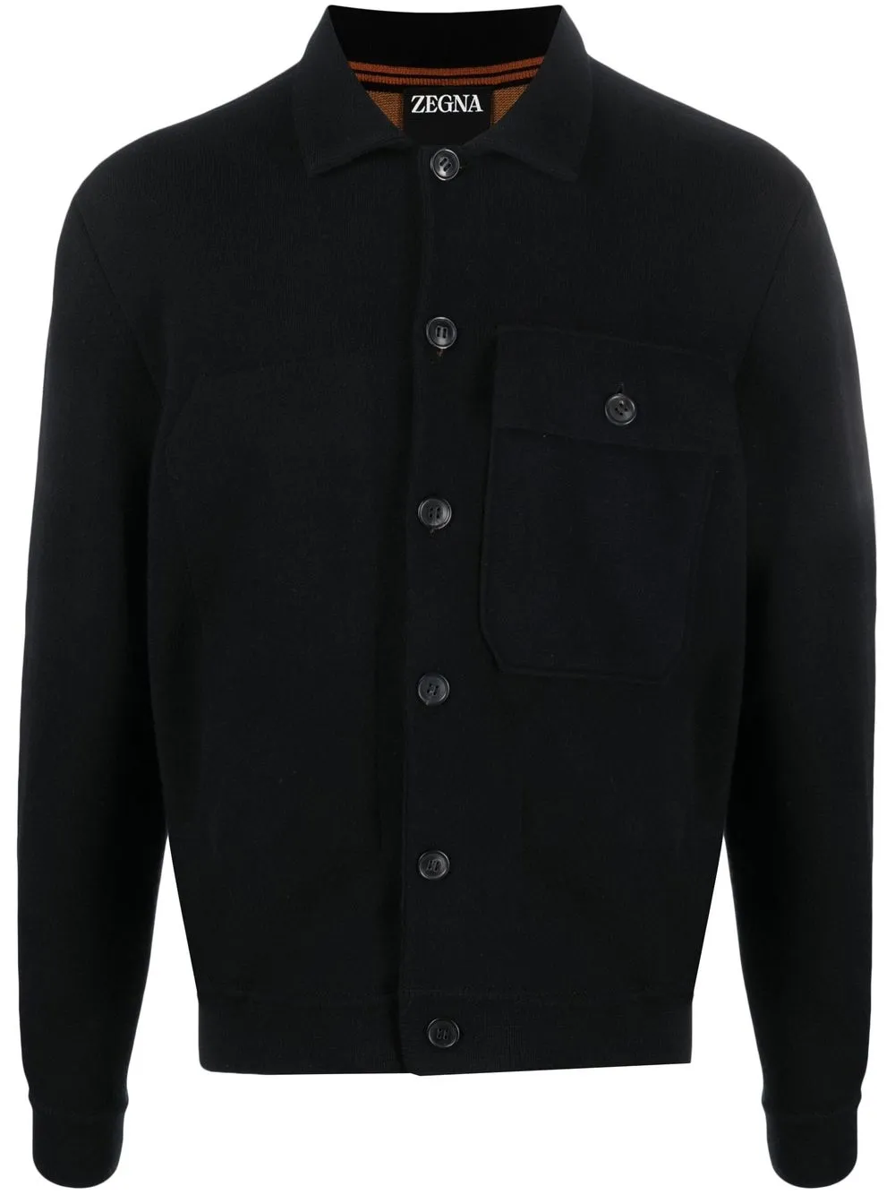 

Zegna knitted cashmere jacket - Black