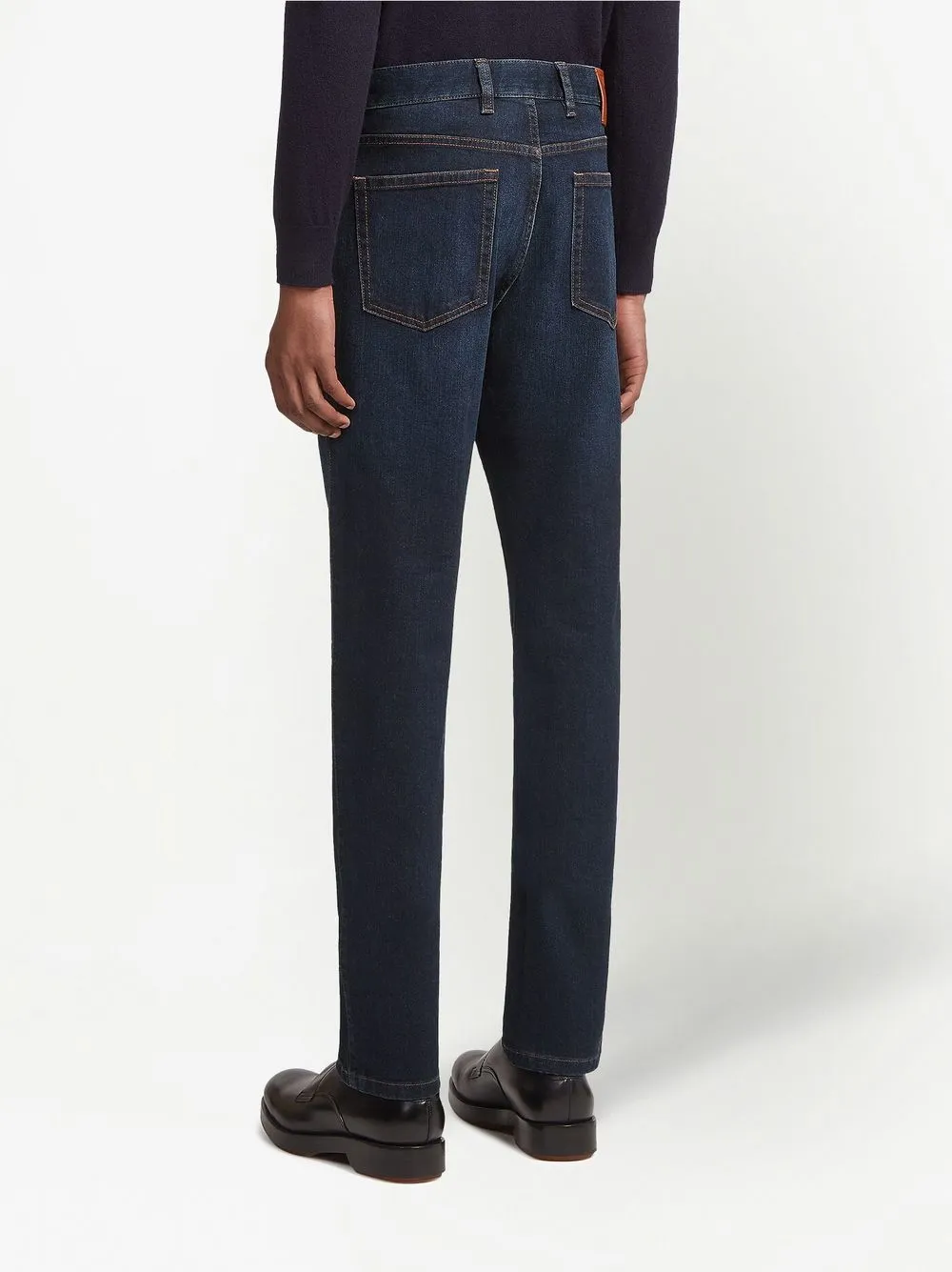 Shop Zegna Roccia Slim-fit Jeans In Blue