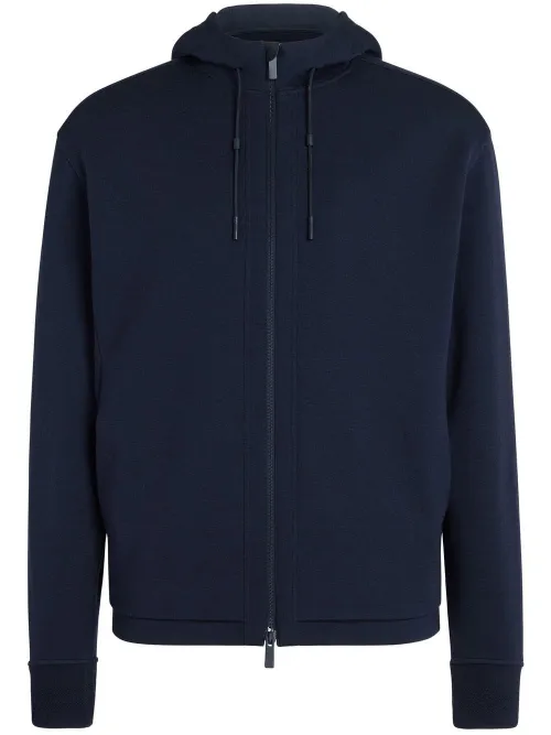 Veste à capuche à lien de resserrage - Zegna - Modalova
