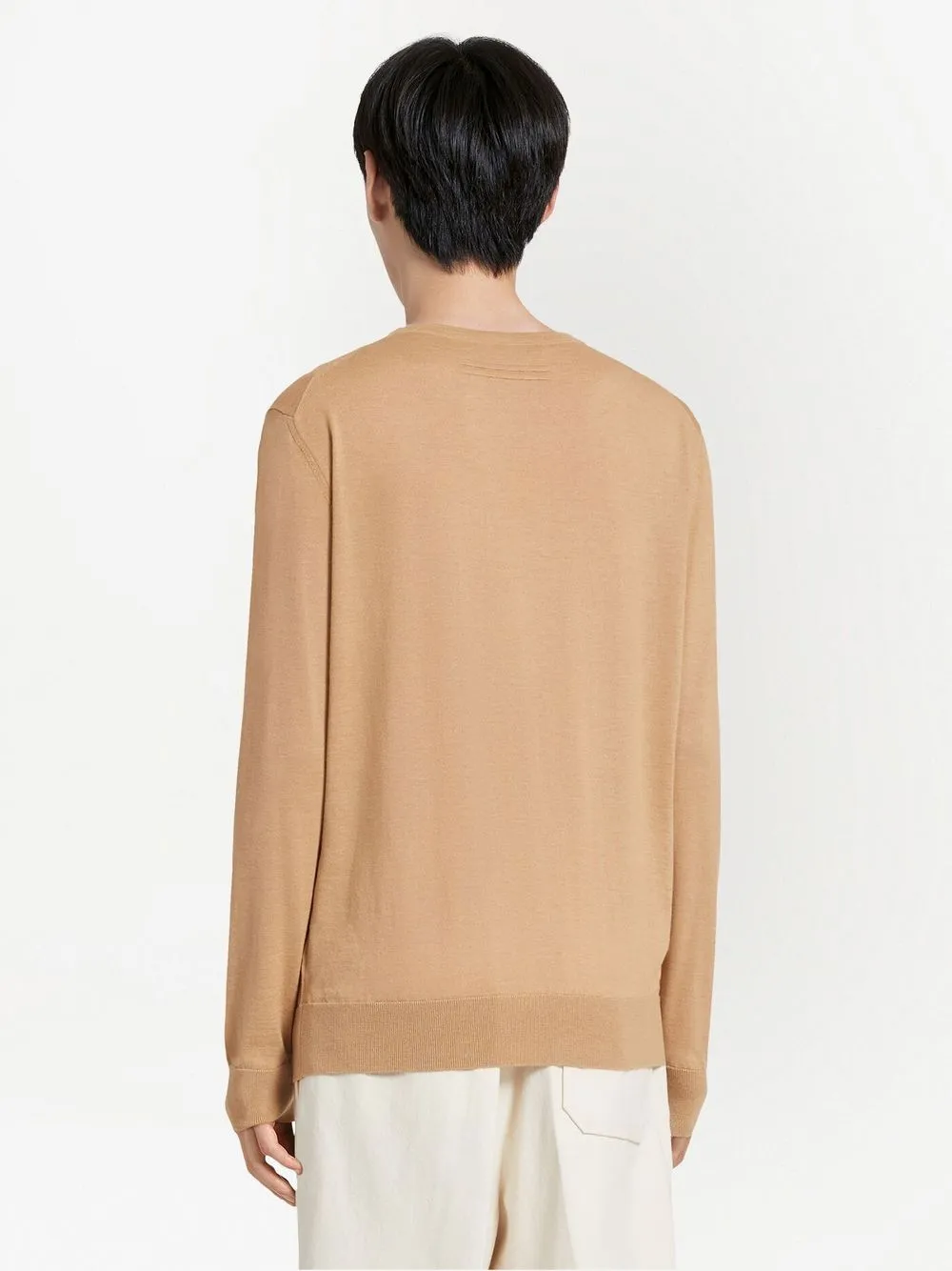  Zegna Pure Vicuna Crewneck Sweatshirt - Neutrals 