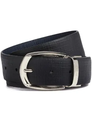 Zegna リバーシブル レザーベルト | ブラック | FARFETCH JP