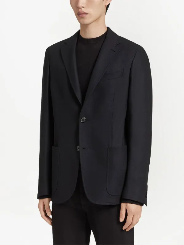 Zegna シングルジャケット | ブラック | FARFETCH JP Zegna シングルジャケット | ブラック | FARFETCH JP