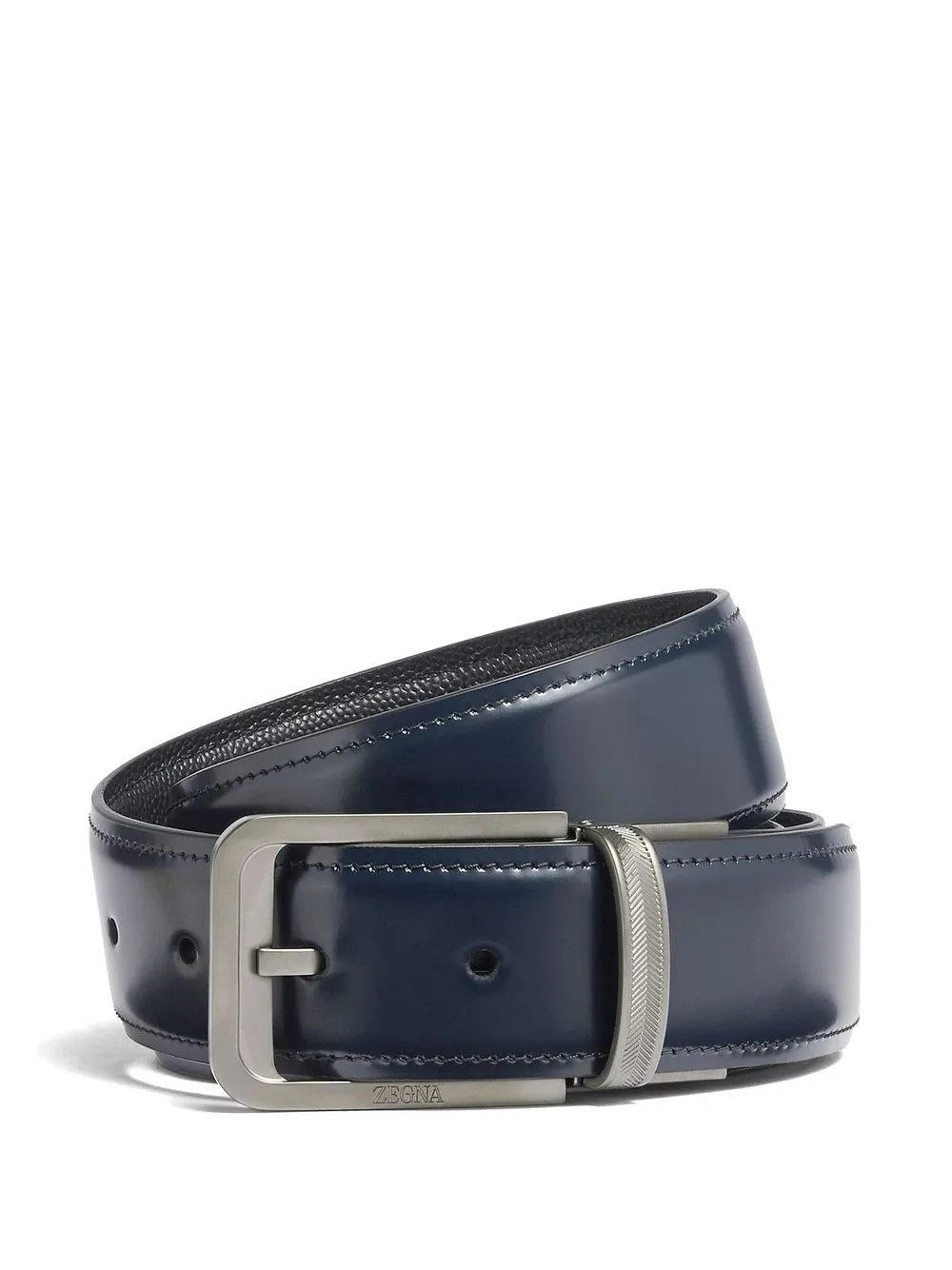 

Zegna cinturón con hebilla - Azul