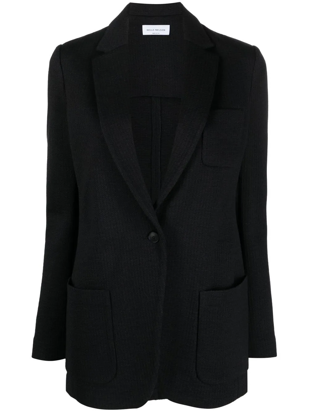 

NELLS NELSON single-breasted tailored blazer - Black