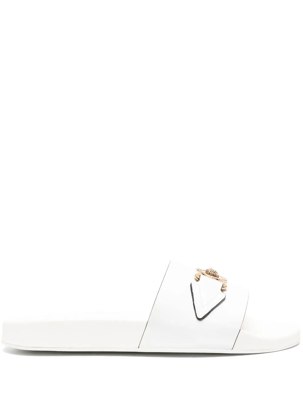 

Versace flip flops con placa Medusa - Blanco