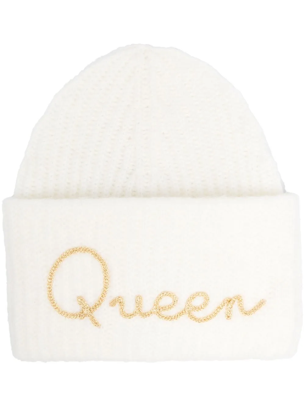 

MC2 Saint Barth Queen embroidered beanie - White