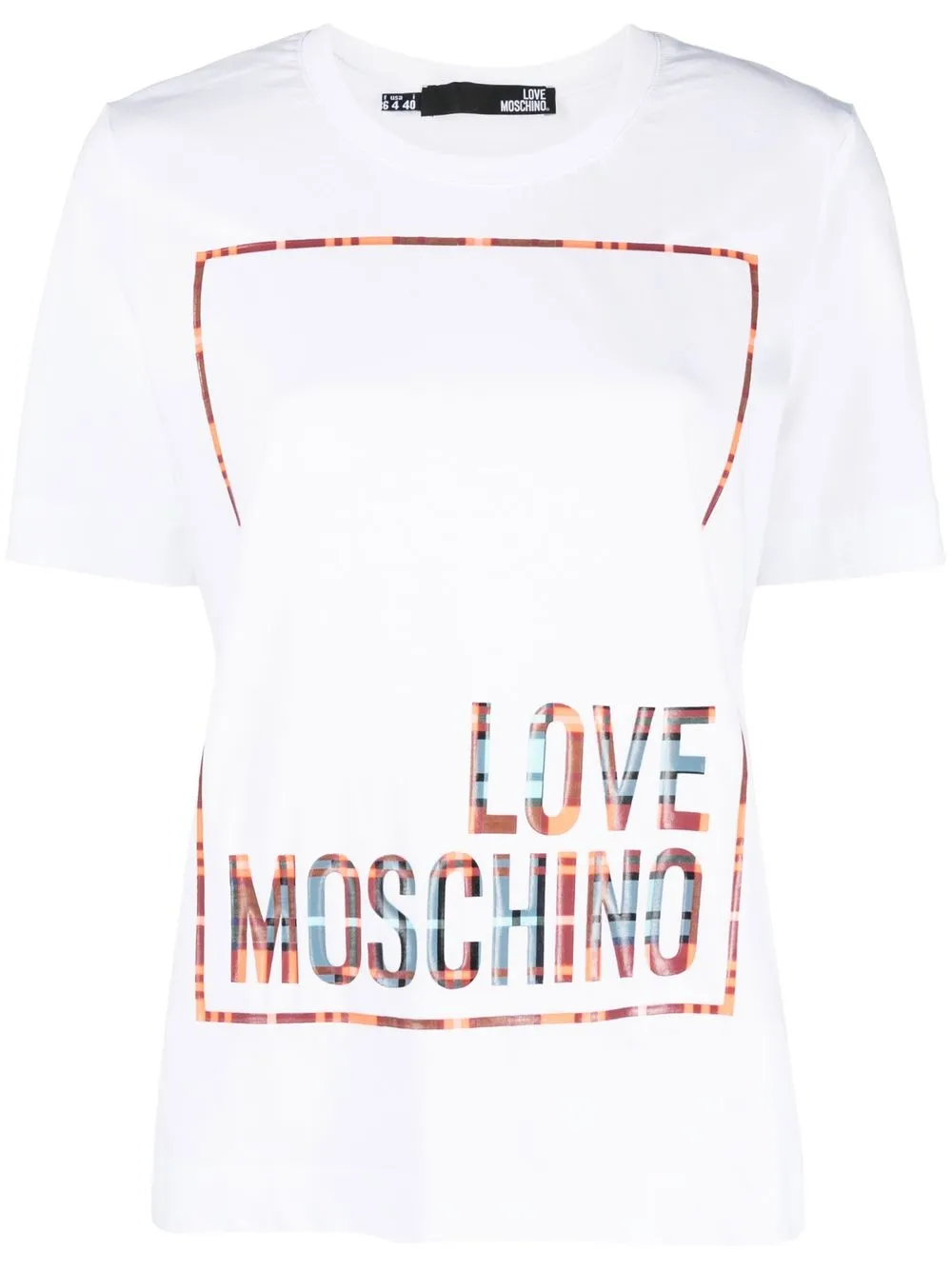 

Love Moschino logo-print cotton T-shirt - White