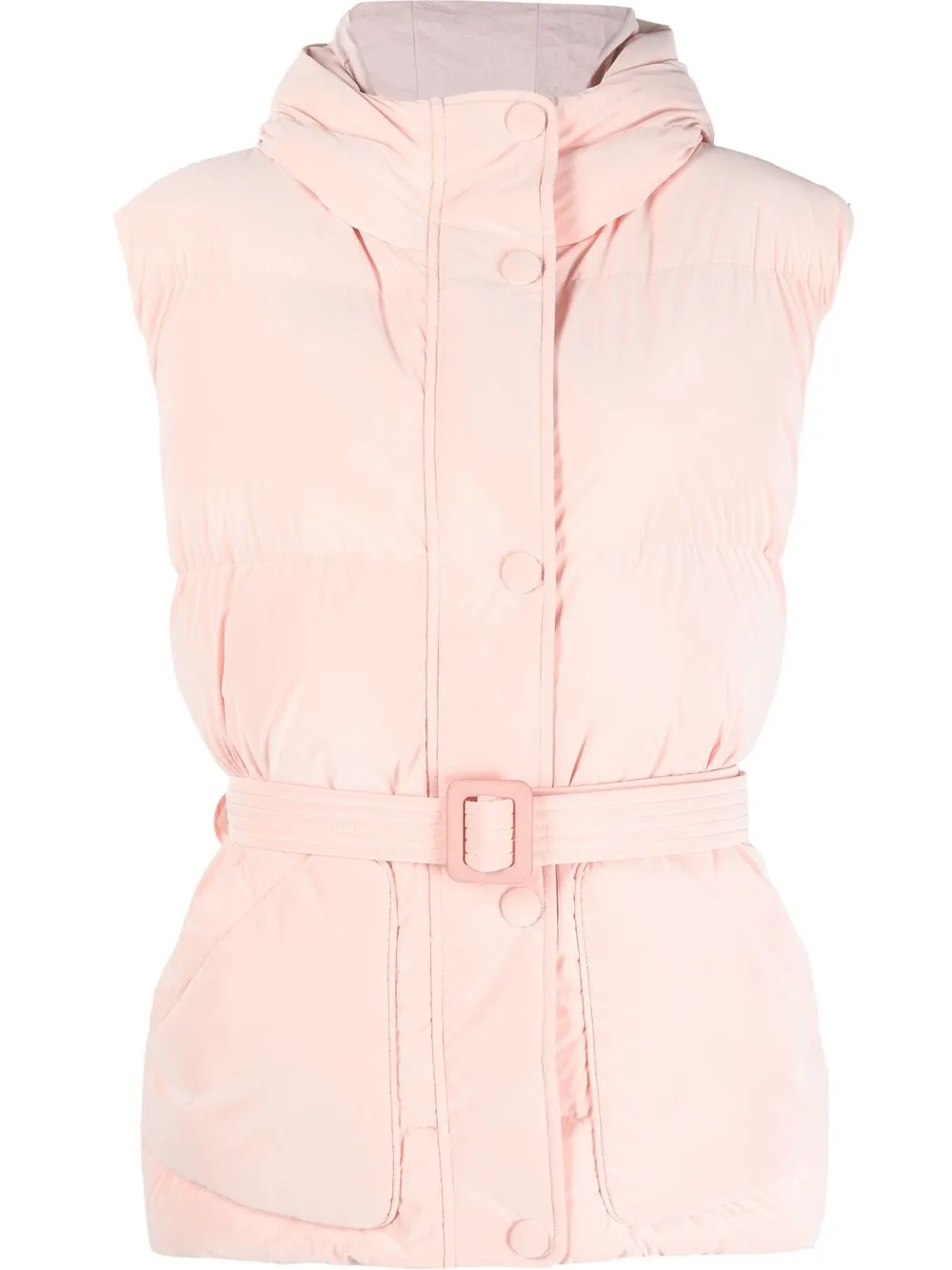 

Ienki Ienki Michlin hooded down-padded gilet - Pink