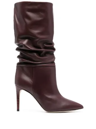 Ruched calf hot sale length boots