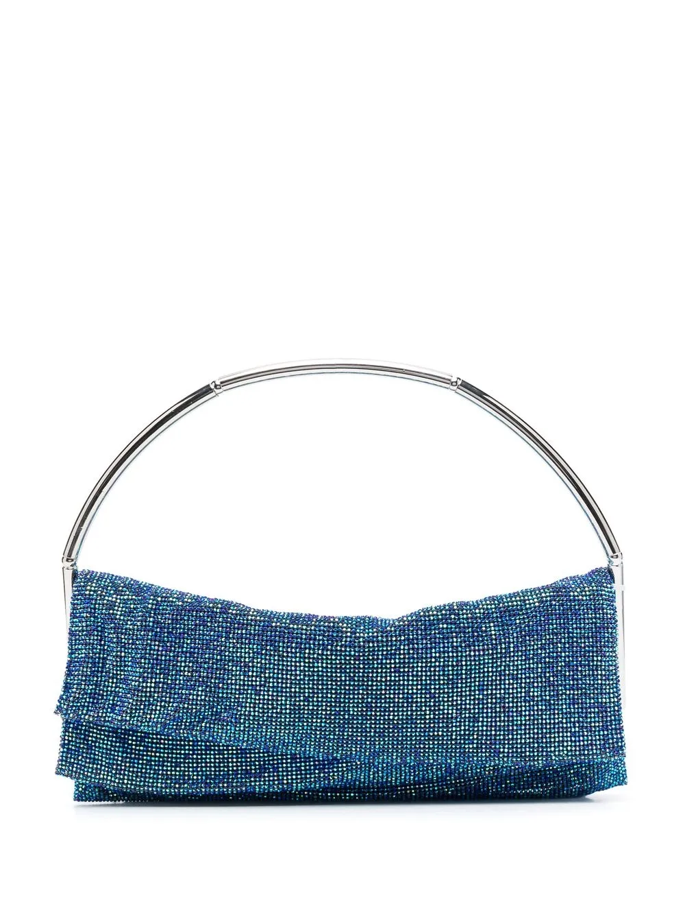 

Benedetta Bruzziches mesh crystal shoulder bag - Blue