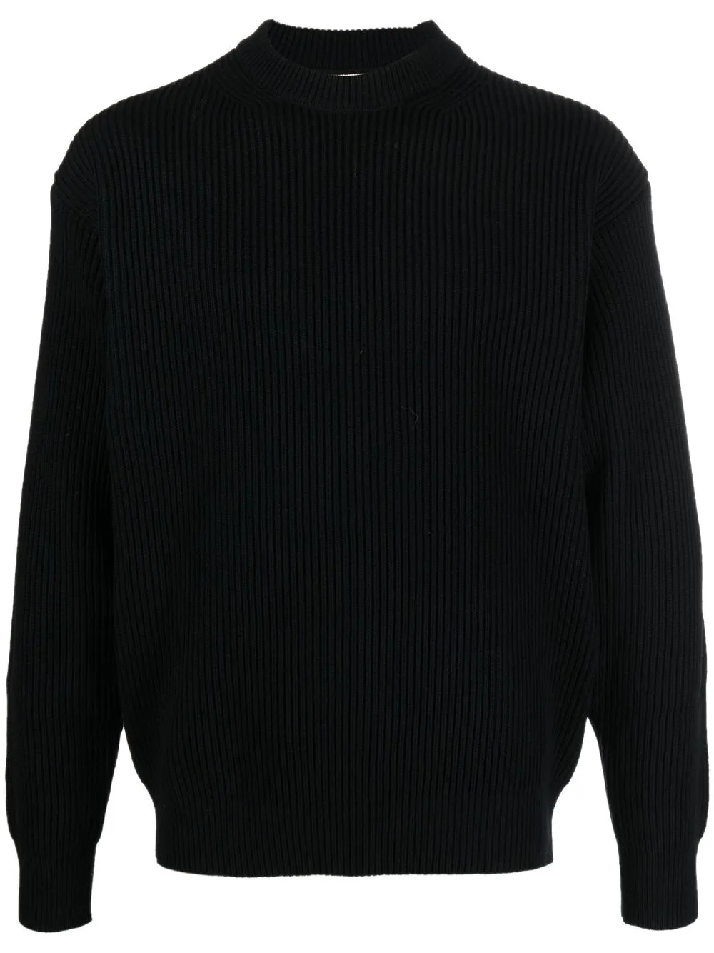 

Auralee ribbed-knit wool jumper - Black