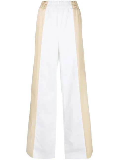 Fabiana Filippi two-tone wide-leg trousers