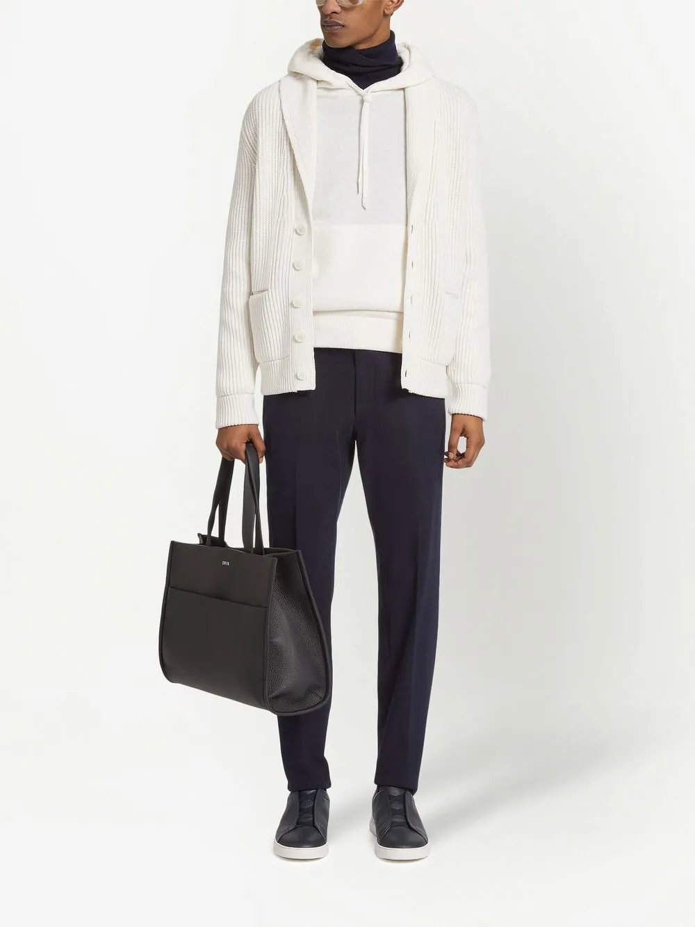 Zegna Kasjmier hoodie - Wit