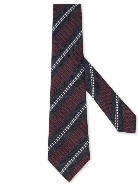 Zegna silk jacquard tie
