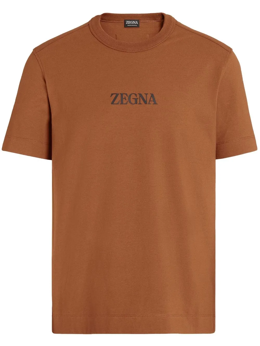 

Zegna playera con logo estampado - Marrón