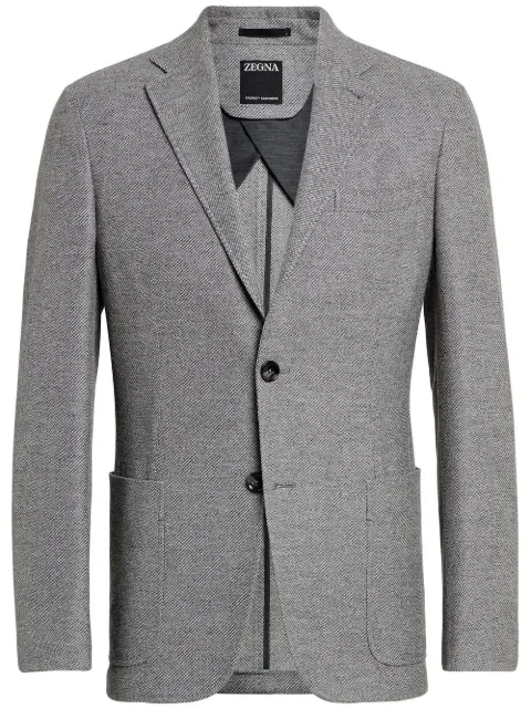 Zegna Trofeo single-breasted cashmere jacket