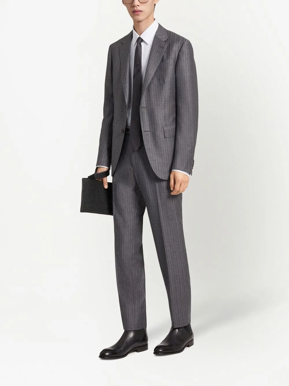 Zegna Katoenen overhemd - Wit