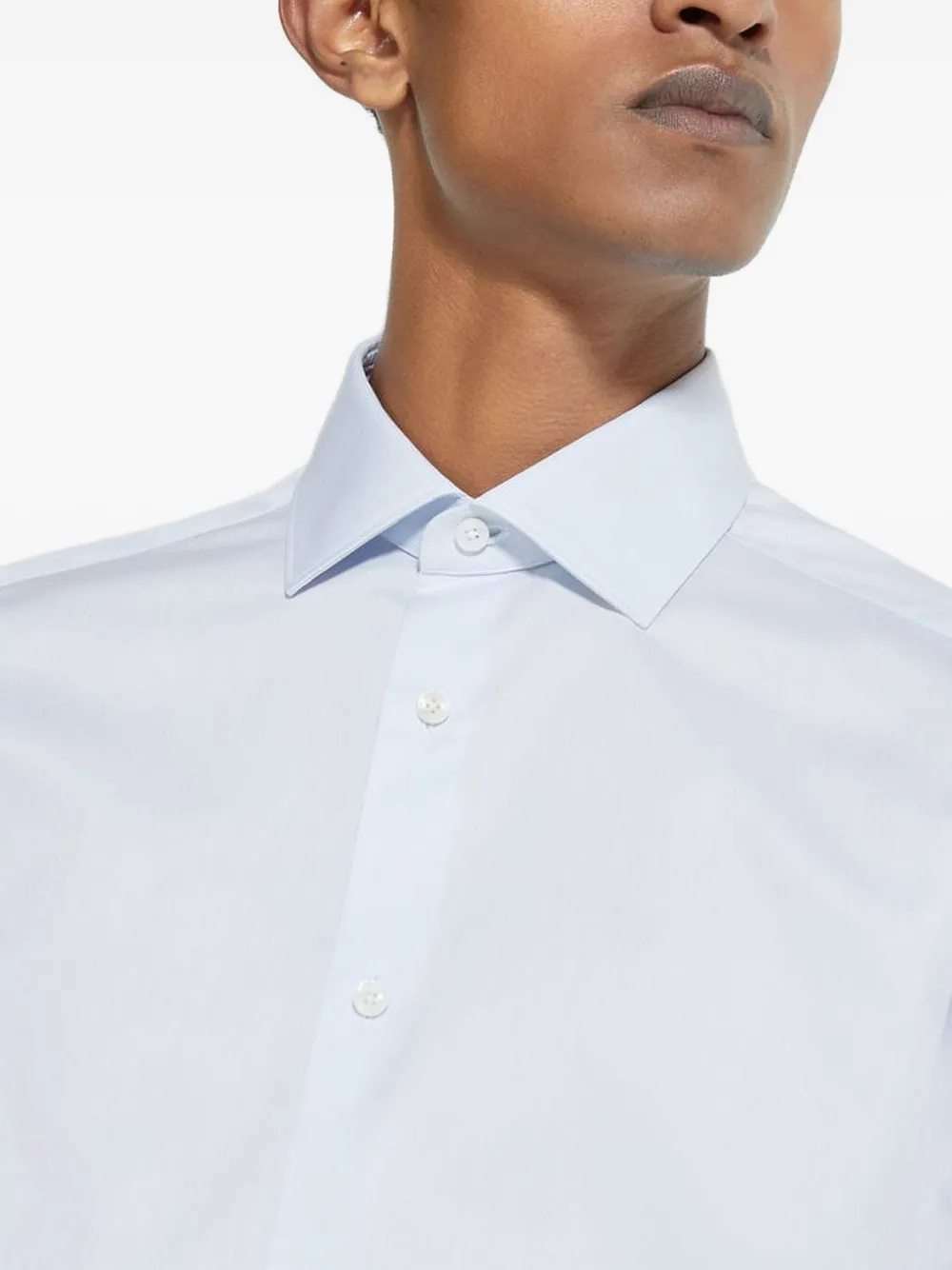 Zegna Katoenen overhemd Blauw