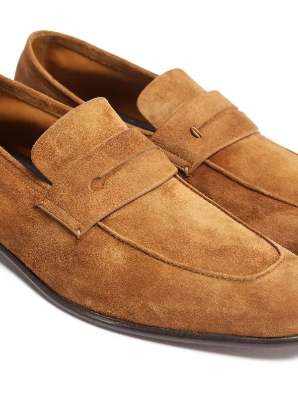 Zegna deals suede loafers