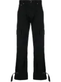 Off-White buckle-detail cargo trousers - Black